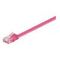 MicroConnect CAT6 U/UTP Network Cable 20m, Pink