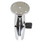 RAM Mounts RAM Chrome Double Socket Arm with Round Plate