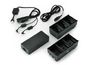 Zebra 6x PowerPrecison+ Li-Ion Batteries, Both Standard&Extended Battery Packs, Power Supply/Y-Cable/EU Cord