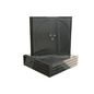 MediaRange MediaRange CD Jewelcase for 1 disc, 10.4mm, black tray, Pack 5