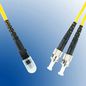 MicroConnect Optical Fibre Cable, MTRJ-ST, Singlemode, Duplex OS2 (Yellow), 2m