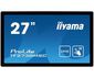 iiyama 27” 10pt open frame touch monitor with edge-to-edge glass, 5ms, 300cd/m², 1920 x 1080, AMVA+ LED, IPX1