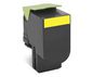 Lexmark 702HY, Yellow Return Program Toner Cartridge with High Yield
