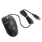 HP HP USB two-button scroll wheel optical mouse (Jack Black) - Has 1.8m (6.0 feet) long cable with USB type (A) connector