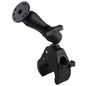 RAM Mounts RAM Tough-Claw Large Clamp Double Ball Mount with Round Plate