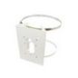 ACTi Pole Mount for PTZ, hemispheric and dome cameras, white
