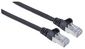 Intellinet Network Patch Cable, Cat6, 5m, Black, Copper, S/FTP (cable foiled/twisted pair - all three pairs wrapped in braid shield), LSOH / LSZH (Low Smoke, no Halogen), PVC, RJ45 Male to RJ45 Male, Gold Plated Contacts, Snagless, Booted