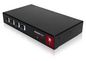 Adder Hardwired Black and Red Isolated Secure KVM, 2-Port, USB, VGA