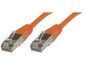 MicroConnect CAT6 S/FTP Network Cable 0.25m, Orange