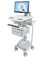 Ergotron StyleView Cart with LCD Arm, LiFe Powered, 4 Drawers
