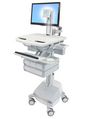 Ergotron StyleView Cart with LCD Pivot, SLA Powered, 4 Drawers