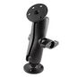 RAM Mounts RAM Universal Double Ball Mount with Two Round Plates and Jam Nut