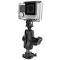 RAM Mounts RAM Ball Adapter for GoPro Bases with Universal Action Camera Adapter