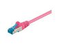 MicroConnect CAT6a S/FTP Network Cable 3m, Pink