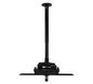 B-Tech Adjustable Drop Heavy Duty projector ceiling mount with Micro-Adjustment, 70kg max, Black