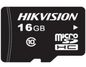 Hikvision MicroSDHC, 16Gb, U1, 14.99x1.02x10.92mm, Black