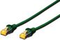 MicroConnect S/FTP CAT6A 2M Green Snagless