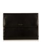 Knomo iPad Mini Leather Portable Organiser, Black