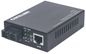 Intellinet Gigabit Ethernet Single Mode Media Converter, 10/100/1000Base-T to 1000Base-Lx (SC) Single-Mode, 20km (Euro 2-pin plug)