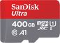 Sandisk 400 GB, microSDXC, 100MB/s, C10, U1, A1, 14.99x10.92x1.02 mm