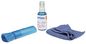 Manhattan LCD Mini Cleaning Kit, Alcohol-free, Includes Cleaning Solution, Brush, Microfibre Cloth and Carrying Bag
