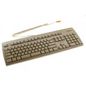HP Windows 95` keyboard assembly (Quartz gray, 104 key) - Has attached 2m (6.56ft) cable with 6-pin mini-DIN connector (Option ABZ, Italian)