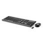HP USB wireless keyboard kit - Includes RF dongle and USB mouse (Jack Black color) - Supports Windows 8
