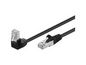 MicroConnect CAT5e F/UTP Network Cable 1 x 90° angled 5m, Black