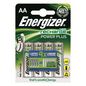 Energizer Rechargeable Power Plus AA 2000 Batteries, 4 Pack