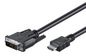 Mcab HDMI TO DVI-D CABLE BLACK 2.0M
