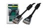 Digitus DVI-D extension cable, DVI(24+1), 2x ferrite, 2.00m, CU, AWG28, 2x shielded, Dual Link, M/F, UL, black/grey