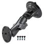 RAM Mounts RAM Twist-Lock Suction Cup Mount with Round Plate & Hardware