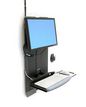 Ergotron StyleView® Vertical Lift, High Traffic Areas (black)