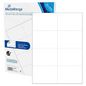 MediaRange Multi-purpose labels, permanent adhesive, 105x74mm, white, 400 labels