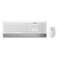MediaRange MediaRange Wireless keyboard and mouse combo set, highline series, QWERTZ, white/silver