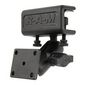 RAM Mounts RAM Glare Shield Clamp Double Ball Mount with AMPS Hole Pattern