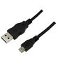 LogiLink Cable USB 2.0 A male -> USB Micro male, 1.8m, Black