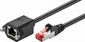 MicroConnect CAT5 F/UTP Extension Cable 3m, Black