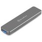 Silverstone M.2 SATA SSD, USB 3.1 Type A, 10Gb/s, 33g, Charcoal