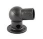 RAM Mounts RAM Adjustable Angle Base with Round Plate and PVC Pipe Socket