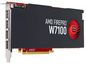 AMD FirePro W7100, 8GB GDDR5, 256-bit, PCIe x16 Gen 3.0, DirectX 11.2/12, OpenGL 4.4, 160 GB/s