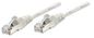 Intellinet Network Patch Cable, Cat5e, 2m, Grey, CCA (Copper Clad Aluminium), SF/UTP (cable wrapped in braid shield and foil/twisted pairs unshielded), PVC, RJ45 Male to RJ45 Male, Gold Plated Contacts, Snagless, Booted