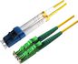 MicroConnect Optical Fibre Cable, LC-E2000, Singlemode, Duplex, OS2 (Yellow) 25m