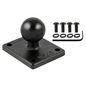 RAM Mounts RAM Ball Adapter with AMPS Plate for TomTom Bridge, Rider 2 + More