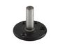 RAM Mounts Large Round Plate with 1/2" NPT Post, Black
