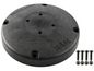 RAM Mounts 6" Composite Round Support Base with the Universal AMPs Hole Pattern