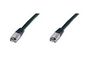 Digitus Patch Cable, SSTP/PIMF, CAT 6, AWG 26 Length 3,0 M, Color black, RAL9005