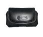 Zebra Leather Case, Black