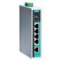 Moxa 5-port full Gigabit unmanaged Ethernet switches with 4 IEEE 802.3af/at PoE+ ports