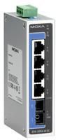 Moxa Unmanaged Ethernet switch with 4x 10/100BaseT(X) ports, 1x 100BaseFX single-mode port SC, -10 - 60°C
